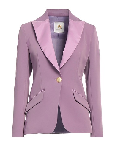 GAI MATTIOLO Blazer Lilac 96% Polyester, 4% Elastane