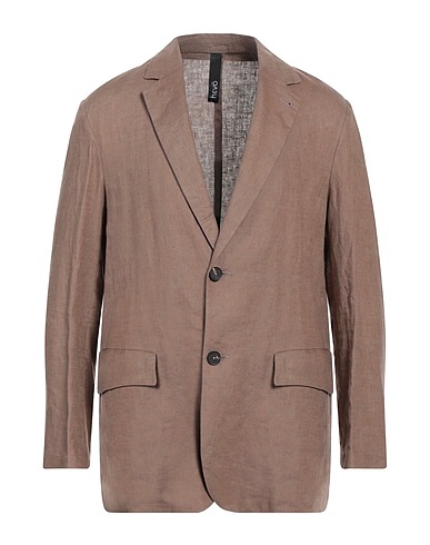 HEVÒ Blazers Schokobraun 100% Leinen