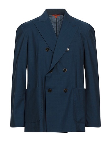 BARENA Blazer Navy 63% Cotton, 35% Linen, 2% Elastane