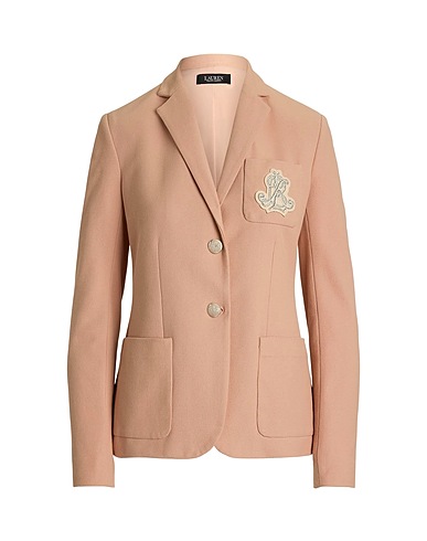 LAUREN RALPH LAUREN Blazer PATCH JACQUARD BLAZER Blush 98% Cotton, 2% Elastane