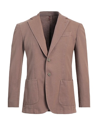 SANTANIELLO Blazer Brown 77% Cotton, 23% Linen