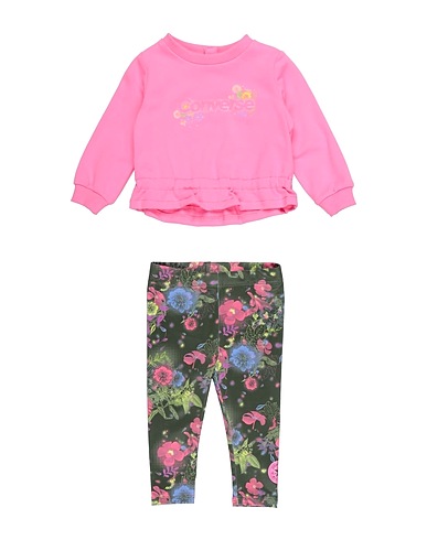 CONVERSE Sportanzug GRAPHIC CREW AND LEGGING SET
 Rosa 60% Baumwolle, 40% Polyester