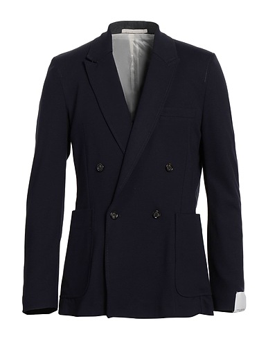PAOLO PECORA Blazer Midnight blue 67% Viscose, 28% Polyamide, 5% Elastane