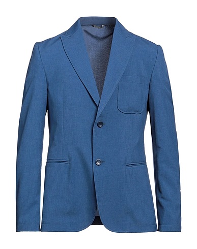 DANIELE ALESSANDRINI HOMME Blazer Slate blue 100% Polyester