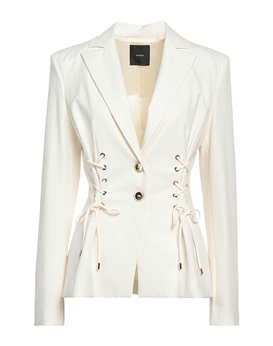 PINKO Blazer White 64% Polyester, 32% Viscose, 4% Elastane