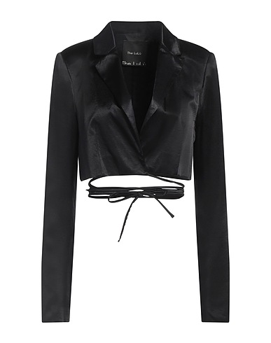 THE LULÙ テーラードジャケット ブラック レーヨン 100%