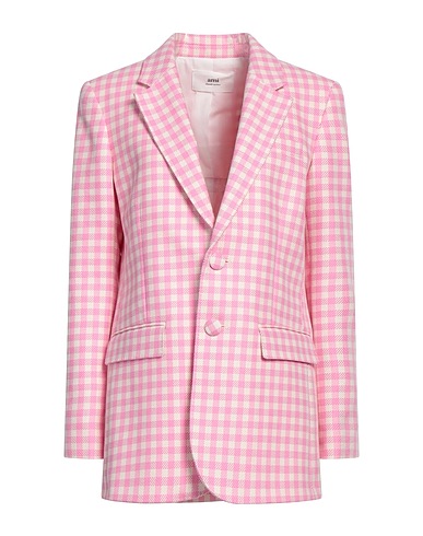 AMI ALEXANDRE MATTIUSSI Blazer Pink 55% Cotton, 45% Wool