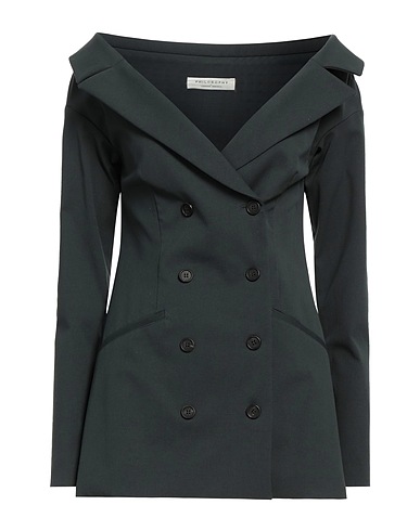 PHILOSOPHY di LORENZO SERAFINI Blazer Charcoal 98% Cotton, 2% Elastane