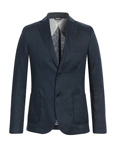 GREY DANIELE ALESSANDRINI Blazer 100% Linen
