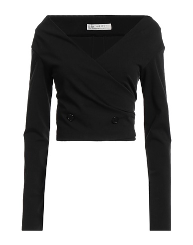 PHILOSOPHY di LORENZO SERAFINI Blazer Black 93% Cotton, 7% Elastane