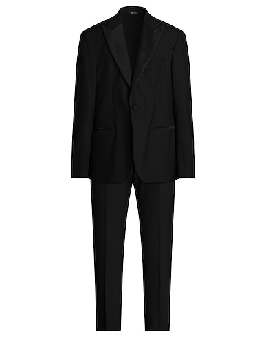GABO Napoli Suits Black 100% Wool