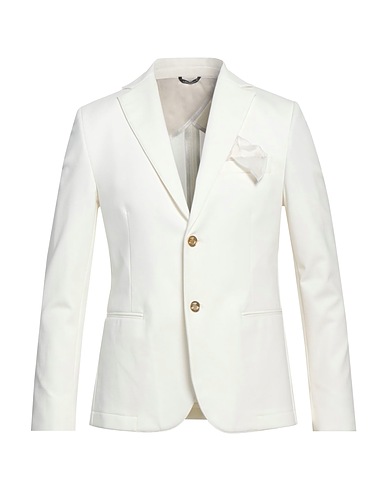 GREY DANIELE ALESSANDRINI Veste Blanc 53% Coton, 42% Polyamide, 5% Élasthanne