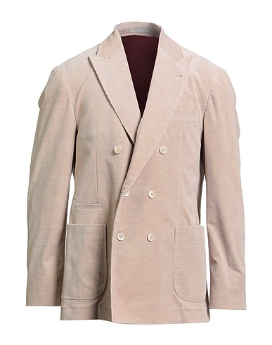 BRUNELLO CUCINELLI Veste Beige 91% Coton, 8% Cachemire, 1% Élasthanne