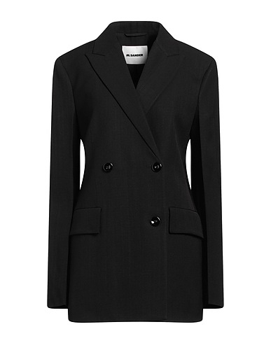 JIL SANDER Giacca Nero 58% Viscosa, 42% Seta