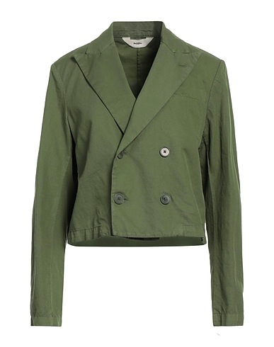 BARENA Blazer Military green 63% Cotton, 35% Linen, 2% Elastane