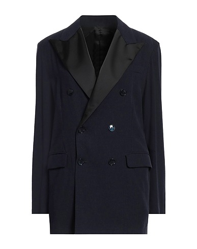 BARENA Blazer Midnight blue 70% Viscose, 30% Linen