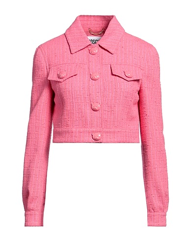 MOSCHINO Blazer COUTURE Pink 82% Cotton, 18% Polyamide