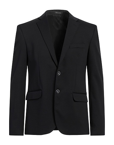 EREDI DEL DUCA Blazers Schwarz 53% Baumwolle, 38% Nylon, 9% Elastan