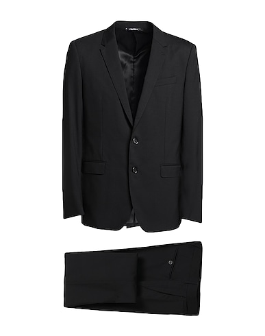 DOLCE&GABBANA Suits MARTINI Black 98% Virgin Wool, 2% Elastane