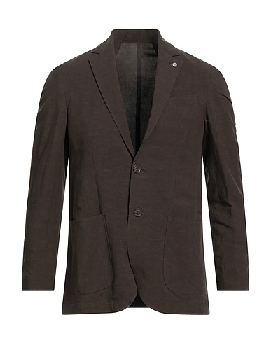 LIU •JO MAN Blazer Dark green 62% Viscose, 38% Linen
