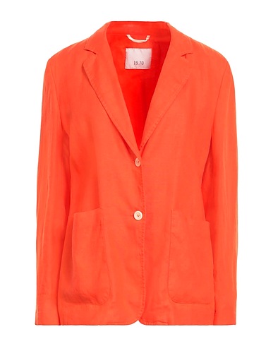 19.70 NINETEEN SEVENTY Blazer Orange 100% Linen