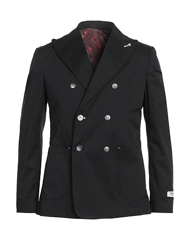 BERNA Blazer Black 65% Cotton, 32% Polyamide, 3% Elastane