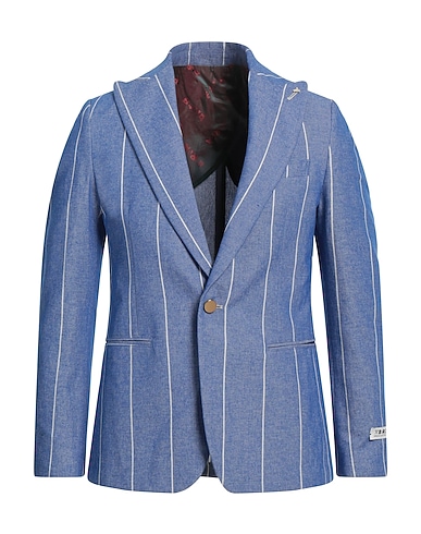 BERNA Σακάκι Μπλε αεροπορίας 73% Βαμβάκι, 24% Πολυεστέρας, 3% Λινό