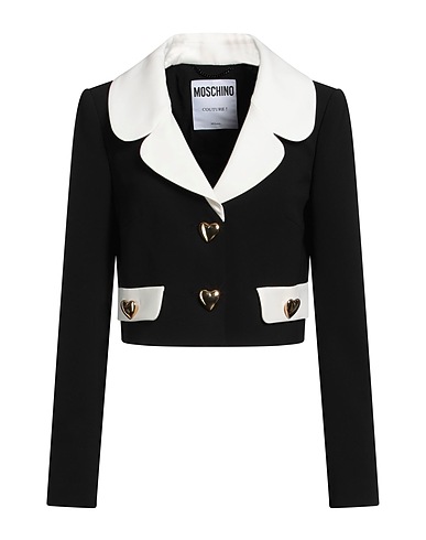 MOSCHINO Blazer Black 89% Polyester, 11% Elastane