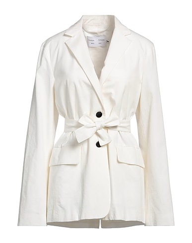 PROENZA SCHOULER Blazer Ivory 85% Cotton, 15% Linen