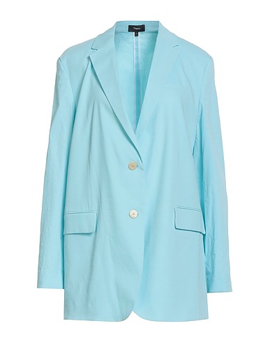 THEORY Blazer Light blue 62% Linen, 36% Viscose, 2% Elastane