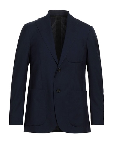 CARUSO Blazer Navy 85% Wool, 15% Silk