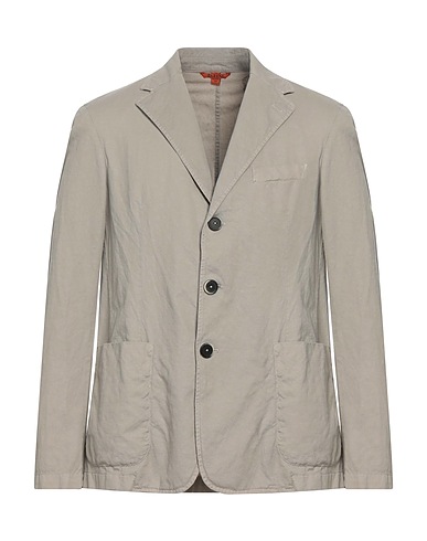 BARENA Blazer Taupe 63% Cotton, 35% Linen, 2% Elastane