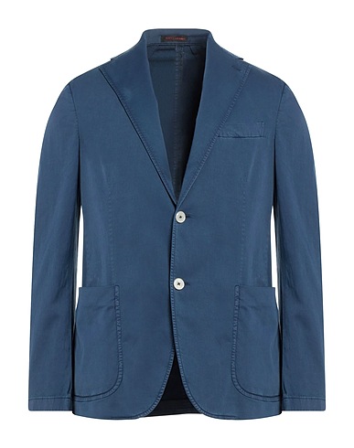 THE GIGI Blazer Navy blue 94% Cotton, 4% Silk, 2% Elastane