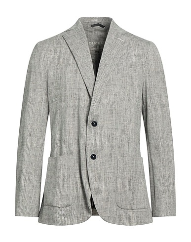 CIRCOLO 1901 Blazer Light grey 97% Cotton, 3% Elastane