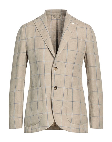 L.B.M. 1911 Blazer Beige 100% Linen