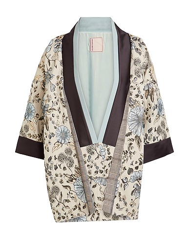 ANTONIO MARRAS Jacket Taupe 69% Synthetic fibers, 28% Cotton, 2% Wool, 1% Other Fibres