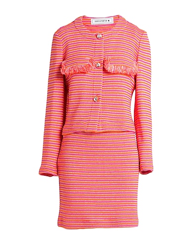 SHIRTAPORTER Suit Orange 67% Cotton, 24% Polyester, 9% Other Fibres