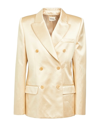 KHAITE Blazer Gold 56% Cotton, 44% Viscose