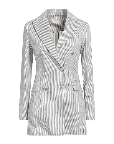 CIRCOLO 1901 Blazer Midnight blue 60% Cotton, 40% Linen