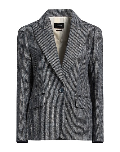 ISABEL MARANT Blazer Blue 44% Linen, 36% Cotton, 20% Wool