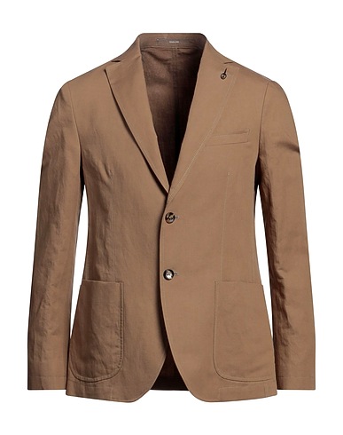 PAOLONI Blazer Brown 55% Cotton, 45% Linen