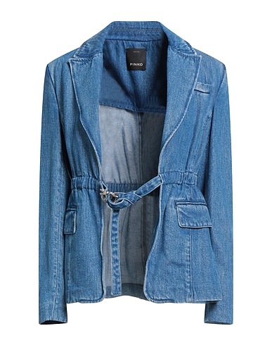 PINKO Blazer Blue 100% Lyocell, Polyester, Cotton