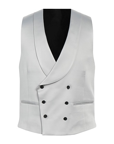 PAOLONI Waistcoat Light grey 100% Polyester