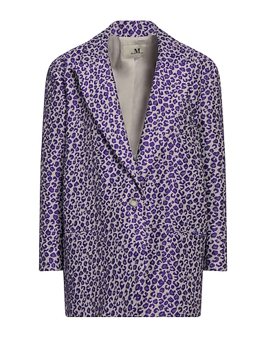THE M.. Blazer Purple 56% Polyester, 44% Polyamide