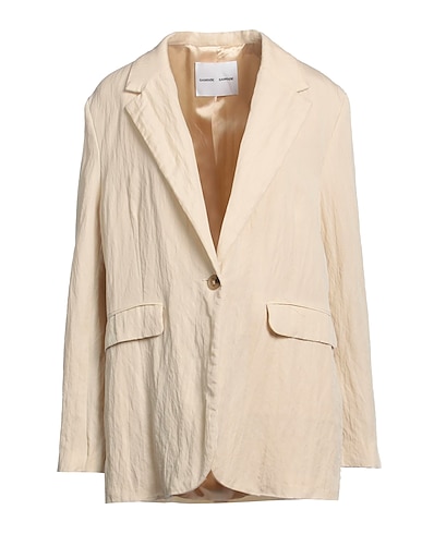 SAMSØE Φ SAMSØE Blazer Beige 90% Tencel™ Lyocell, 10% Polyamide