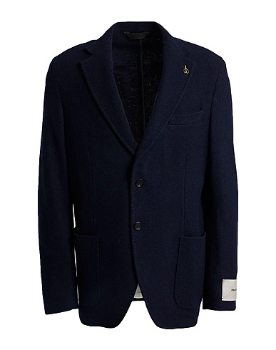 PAOLONI Blazer Navy 75% Virgin Wool, 25% Polyamide