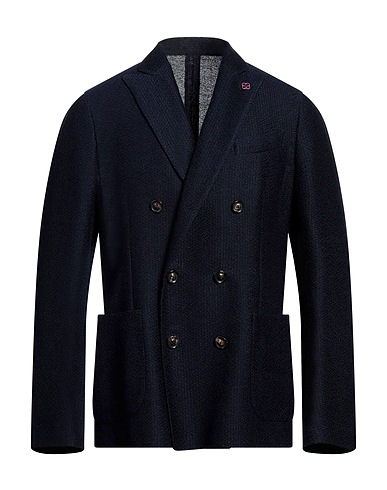 LARDINI Veste BLU NOTTE 72% Coton, 28% Lin