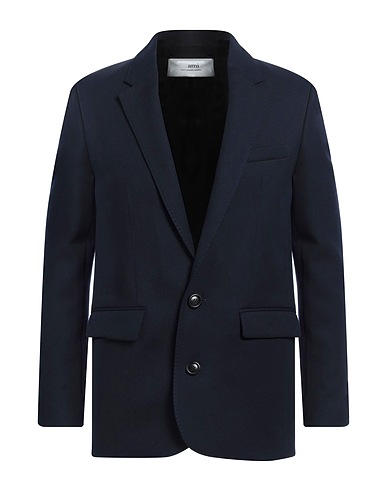 AMI ALEXANDRE MATTIUSSI Blazer Midnight blue 100% Virgin Wool