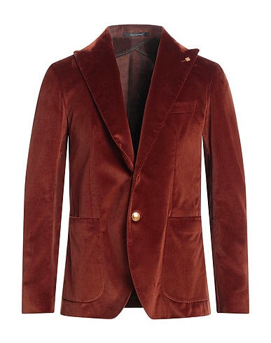 TAGLIATORE Blazer Brown 98% Cotton, 2% Elastane