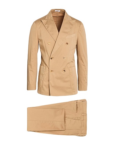 BOGLIOLI Suits Beige 97% Cotton, 3% Elastane